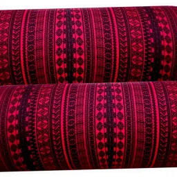 Round Bolster Microfibre Abstract Sleeping Pillow Pack of 2-51