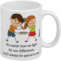 Happy Birthday Gift for Brother, Gift for Sister Brother & Sister Fight Rakhi Gift, Raksha Bandhan Gifts MG20552 Ceramic Coffee Mug-picture-20