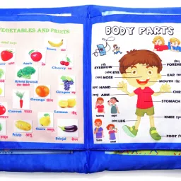 Learning Pillow Microfibre, Cotton Alphanumeric Baby Pillow Pack of 1-24