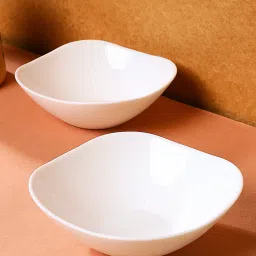 Opalware Cereal Bowl Quadra Multiutility Bowl, 430ml (Plain, Super White), Opalglass-image-41