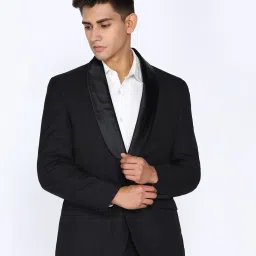 Men 2 PC Suit Checkered Suit-image-12