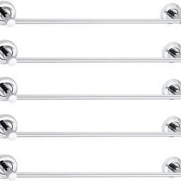 Steel 24inch Wall Mounted Solid Towel Rod (Pack of 5) Steel Wall Shelf-image-37