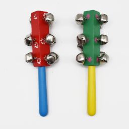 Wooden Ghirgitley | Jingle Bells - Toy For Kids (Pack Of 2) Rattle-image-69