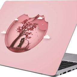 Printart Loving couple vector beautiful wallpaper sticker decals vinyl for laptop skin PVC Vinyl Laptop Decal 17-image-43