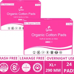 XL+ | 20 Pads | Organic, Rash-Free & Leak-Proof | Heavy Flow Protection Sanitary Pad-18