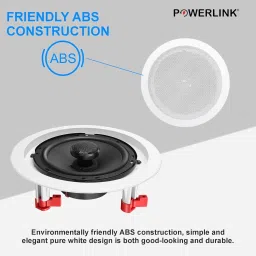 Powerlink Bluetooth Ceiling Speakers(Pack Of 4) (30W EACH) 120 W Bluetooth Home Theatre-9