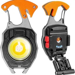 sahaj enterprise COB KEYCHAIN LIGHT WITH CIGARETTE LIGHTER LED Front Light image 1