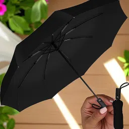 en,Women,Kids,Girls,Boys - 3 Fold with Auto Open and Close Umbrella (Black)_44 Umbrella-image-87