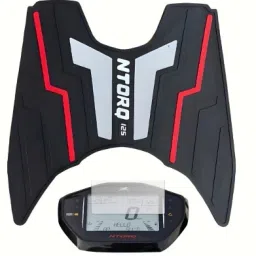 Multi Color Floor Mat tvs ntorq 125 foot mat With Screen Protector TVS Ntorq 125 Two Wheeler Mat-image-44
