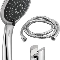 Multi Function Adjustable Rain Spray Hand Shower With 1.5MTR Tube Hook Handheld-18