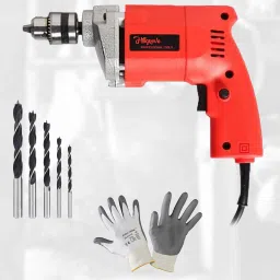 Heavy-Duty Electric Drill Machine with Multipurpose 100% Copper Winding HGCM1111M3 500W Drill Machine with 5Pcs Drill Bits Pistol Grip Drill-13