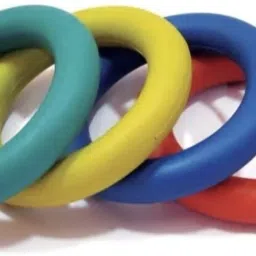 Plane Frisbee ring multicolour Rubber Tennikoit Ring-image-80