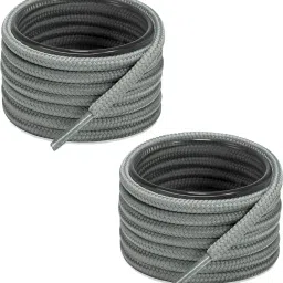 XERUS Shoe Laces Round Light Grey 90cm shoe laces for boot sport hiking KGrey shoes Shoe Lace-image-13