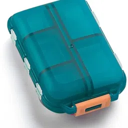 1 Medicine Organizer Box | 2-Layer | 10 Compartments Pill Box-40