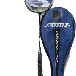 Superior x 1200 White, Black Strung Badminton Racquet-19