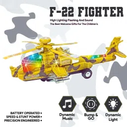 mallexo Big Size Airplane Toy Plane with Flashing Colorful Lights Music & Sound for kids image 3