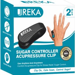 Ureka Sugar Control Li4 Acupressure Point Clip Headache Migraine &Tension Relief Light Acupressure Relaxation Stress Alleviation Pressure Point Clip, (Pack Of 2) Massager-image-70