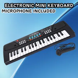 guggu (Piano Keyboard) Toy with 37 Key, Recording and Mic, Adapter for DC Power G177 (Piano Keyboard) Toy with 37 Key, Recording and Mic, Adapter for DC Power G177 Analog Portable Keyboard-picture-13