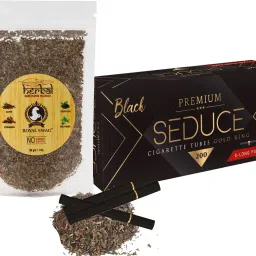 Combo Of Premium Herbal Mixture 30g & Black Cigarette Tube 200count Tobacco Free Smoking Cessations-image-51