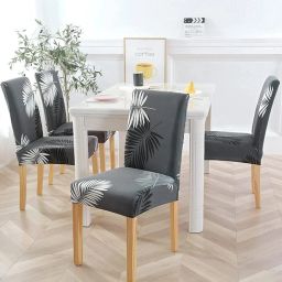 Polyester Floral 4 Seater Chair Cover-image-49