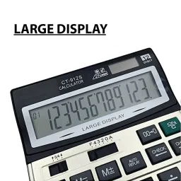 glthzen CT-912(S) Medium Size 12 Digit Big Display Basic Calculator BasicCalculator image 2