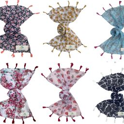 Printed Cotton Blend Women Multicolor Fancy Scarf, Scarf, Stole-image-55