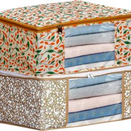 Shaping Fabric Non-Woven Garment Cover | Saree Cover | Storage Bag | Clothes Cover | Combo Bags Poly-canvas Laundry Bag-image-1