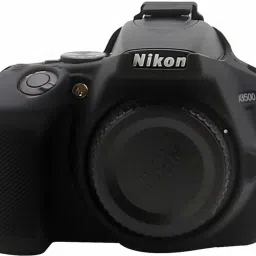 DEALPICK AMZY Silicon Cover for Nikon D3500 Camera Case, Professional Silicone Rubber Camera Case Cover Detachable Protective for Nikon D3500 - Black Camera Housing-27