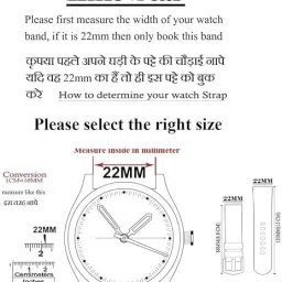 Like Star 22MM Soft Strap (compatible Watch List In Photo & Description) Only For 22mm Smart Watch Strap image 3