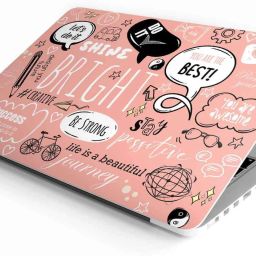 Rainbow Arts Doodle Design Laptop Skins Upto 15.6 inch - 141 Vinyl Laptop Skin Compatible for 16 inch-image-39
