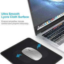 InfiDeals Gaming Mouse pad With Stitched Edges Desk Mat For Laptop Computer Pack of 2 Mousepad image 2