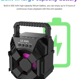 IMMUTABLE LZ-3101 Portable Bluetooth speaker Audio Player R18 10 W Bluetooth Home Audio Speaker-image-62