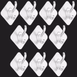 Self Adhesive Sticker Hanger Plastic Wall Hanging Hook Without Drilling Hook 10-image-24