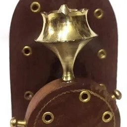 Wooden Incense Holder Wooden and Brass Work agarbatti Holder for Wall Hanging Wooden, Brass Incense Holder Set-10