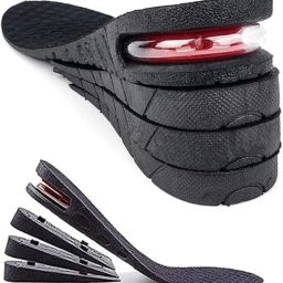9cm Height Increase Sole 4 Layer Invisible Shoe Lift for Men (EU Size 35--44) Insole-image-1