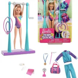TEAM STACIE DOLL AND GYMNASTICS PLAYSET-47