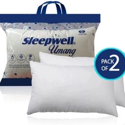 NA Microfibre Solid Sleeping Pillow Pack of 2-image-35