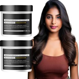 Keratin Hair Mask 2PCS – Deep Conditioning for Silky Hair – 200g-image-40