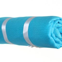 CHARKHI 7.5 Meter Sky Blue Pure Full Voile Punjabi Turban for Men Solid Pagri-image-54