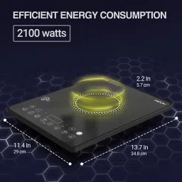 milton 2100 W Induction Cooktop Touch Panel image 4