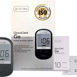 GlucoCard G+ Diabetes Kit – Lifetime Warranty, 10 Strips, 25 Lancets, Auto Code Glucometer-0