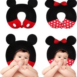 Baby Head Support Pillow Microfibre Toons & Characters Baby Pillow Pack of 2-image-3