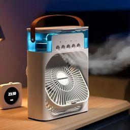 Aliza Apparels Portable Mini Cooler Rechargeable Air Conditioner Water Cooler Small AC Portable Mini Cooler Rechargeable Air Conditioner Water Cooler Small AC for home USB Air Cooler-image-40
