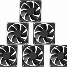 WHO Pack of 6 DC 12V Cooling Fan for DIY Incubator Cabinet & PC Case 3 inch Cooler-image-31