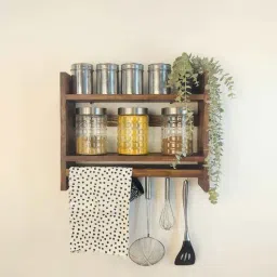 symplify Diana Wooden Kitchen Storage Rack-picture-30