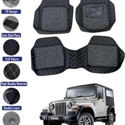 Leather 7D Mat ForMahindra Thar-image-21