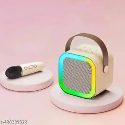 4uonly K12 speaker Colour Changing Karaoke Mike Bluetooth Party ghj28 56 W Bluetooth Party Speaker image 2