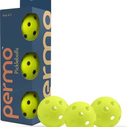Pro Indoor Pickleball Balls 26hole,High Visibility&Bounce,All Skill Level,Green Pickleball Ball-16