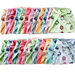 Pack of 24 - Baby Hosiery Cotton Langot or Nappy / Reusable & Washable Soft U-Shaped Printed Cloth Langot or Diaper for kids (0-3years) (Set of 24)-image-85