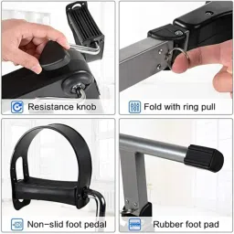 prefacto Pedo Cycle LCD Display Pedal Exercise Cycle For Leg And Arm Mini Pedal Exerciser Cycle image 3
